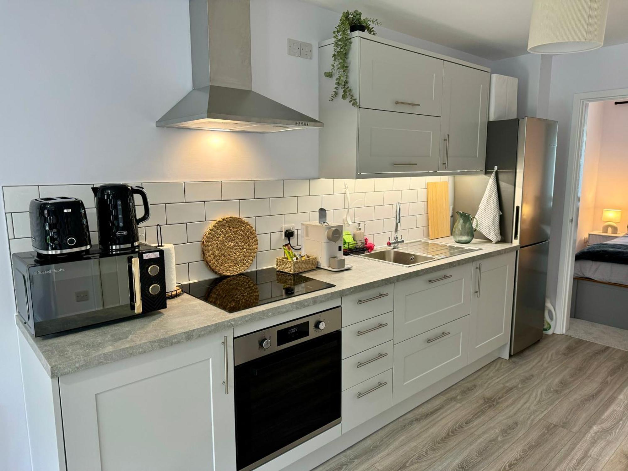 Apartamento Brand New Flat 5 With Free Parking And Fast Wifi York Exterior foto